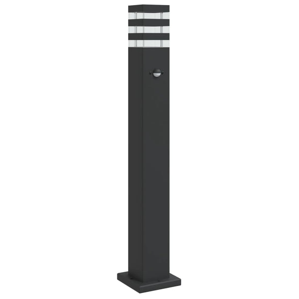 Wegeleuchte mit Bewegungsmelder Schwarz 80cm