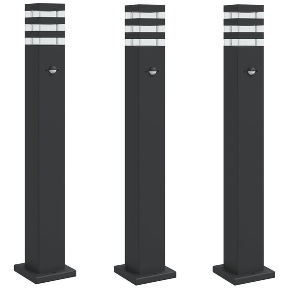 Wegeleuchten mit Bewegungsmelder 3er Set