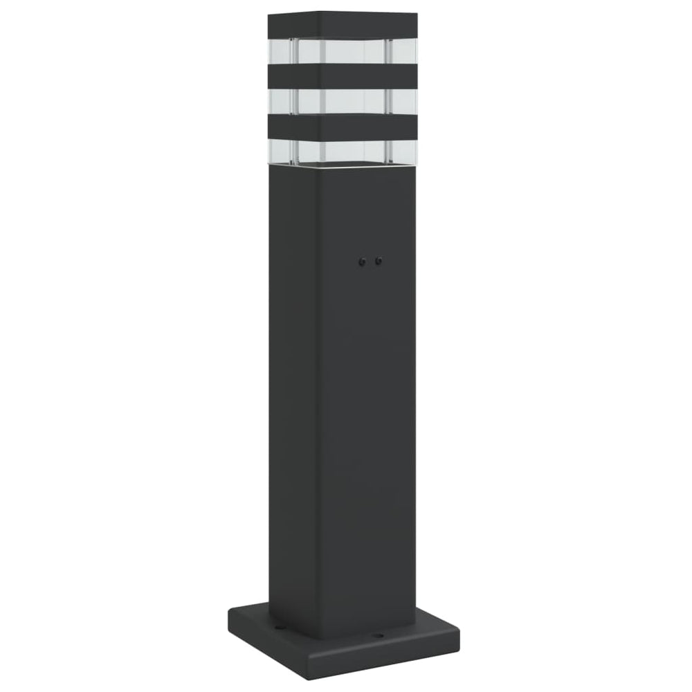 Wegeleuchte mit Steckdose Schwarz 50cm