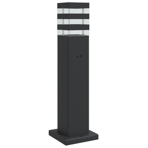 Wegeleuchte mit Steckdose Schwarz 50cm
