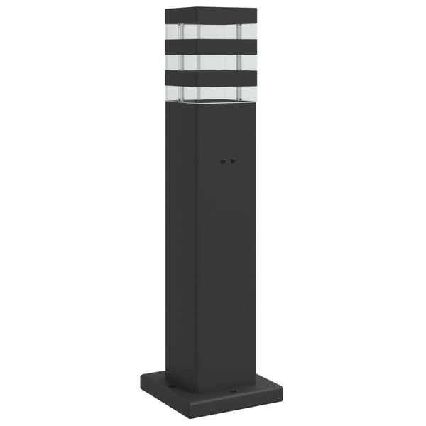 Wegeleuchte mit Steckdose Schwarz 50cm