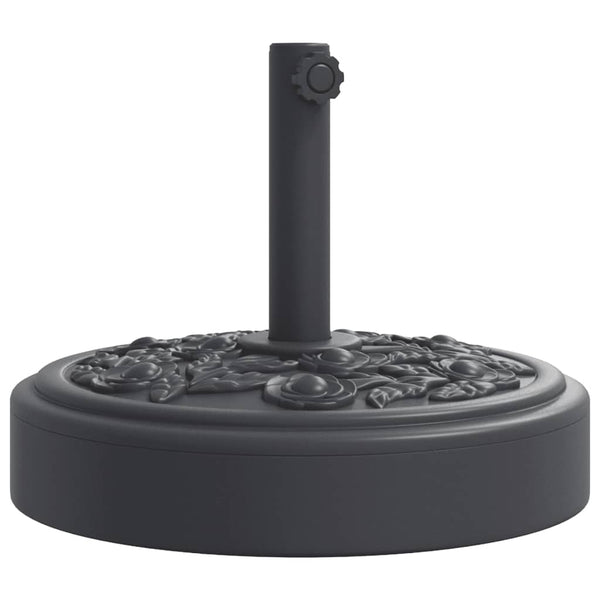 vidaXL Parasol Base for Ø38/48 mm Pole 25 kg Round