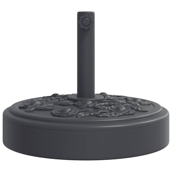vidaXL Parasol Base for Ø38/48 mm Pole 25 kg Round
