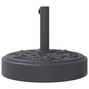 vidaXL Parasol Base for Ø38/48 mm Pole 25 kg Round