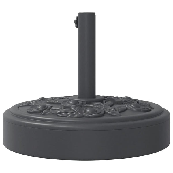vidaXL Parasol Base for Ø38/48 mm Pole 25 kg Round