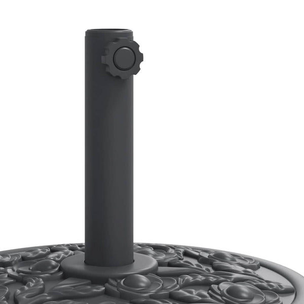 vidaXL Parasol Base for Ø38/48 mm Pole 25 kg Round