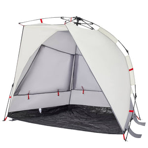 Strandzelt 2 Personen Grau Wasserdicht Quick Release