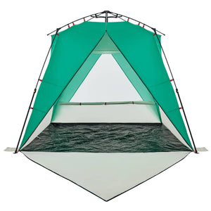 Strandzelt 4 Personen Seegrün Wasserdicht