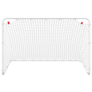 Fußballtor Stahl Weiß 122cm
