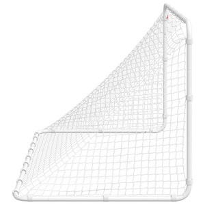 Fußballtor Stahl Weiß 122cm