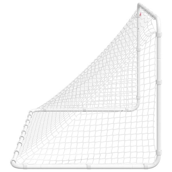 Fußballtor Stahl Weiß 122cm