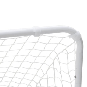 Fußballtor Stahl Weiß 122cm
