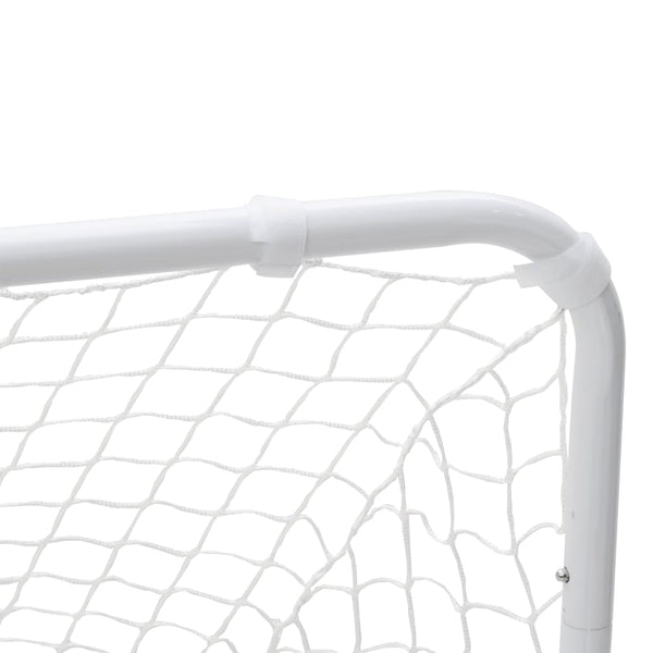 Fußballtor Stahl Weiß 122cm