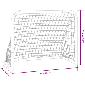 Fußballtor mit Netz 90x48x71 cm