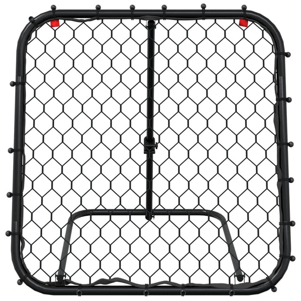 Verstellbarer Fußball-Rebounder, Schwarz