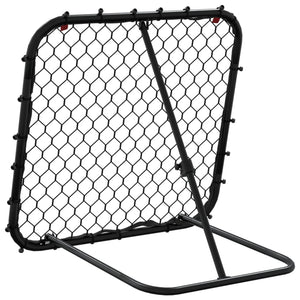 Verstellbarer Fußball-Rebounder, Schwarz