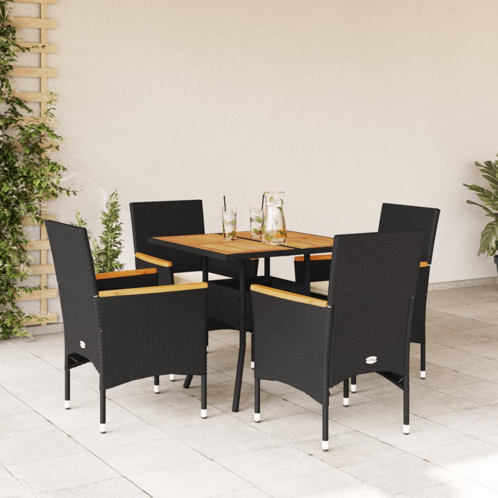 5-tlg. Garten Essgruppe mit Kissen