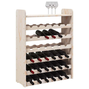 Weinregal Massivholz Kiefer für 36 Flaschen