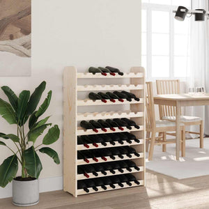 Weinregal Kiefer Massivholz für 63 Flaschen