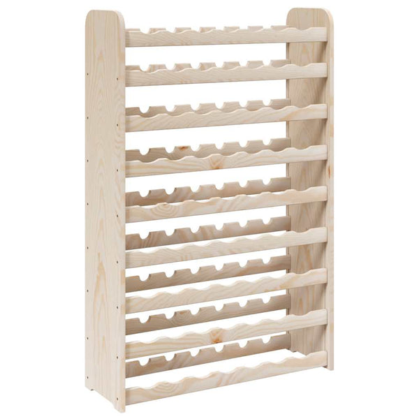 Weinregal Kiefer Massivholz für 63 Flaschen