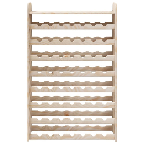 vidaXL Casier à vin avec plateau 72,5x25x111,5 cm Bois de pin massif