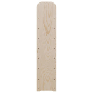 vidaXL Casier à vin avec plateau 72,5x25x111,5 cm Bois de pin massif