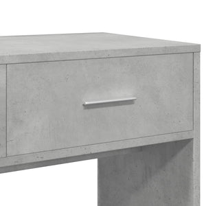 Schminktisch Set Betongrau 4-teilig