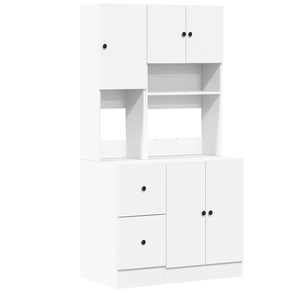Küchenschrank Weiß 95x50x180 cm