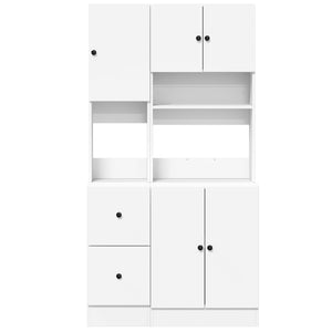 Küchenschrank Weiß 95x50x180 cm