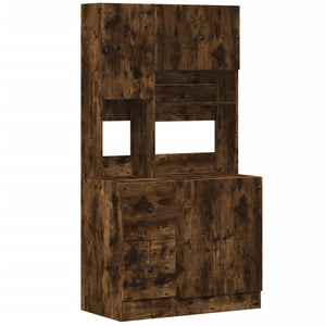 Küchenschrank Räuchereiche 95x50x180 cm