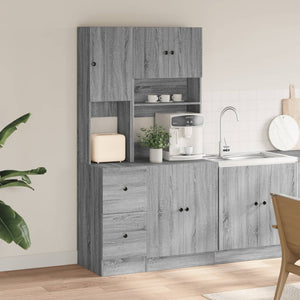 Küchenschrank Grau Sonoma 95x50x180 cm