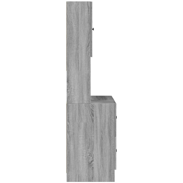 Küchenschrank Grau Sonoma 95x50x180 cm