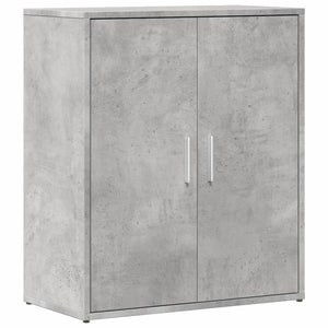 Betongraue Sideboards, 2er-Set, 60 cm