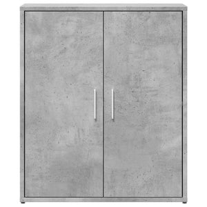 Betongraue Sideboards, 2er-Set, 60 cm