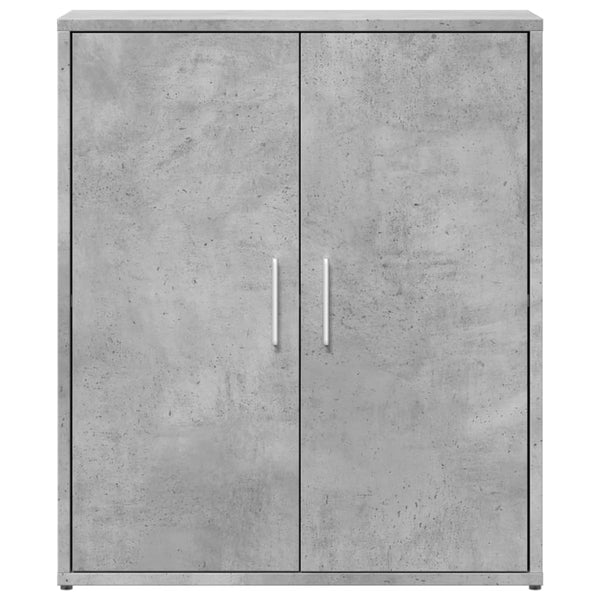 Betongraue Sideboards, 2er-Set, 60 cm