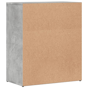 Betongraue Sideboards, 2er-Set, 60 cm