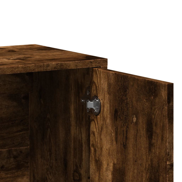 Sideboards 2er Set Räuchereiche 60x31x70 cm