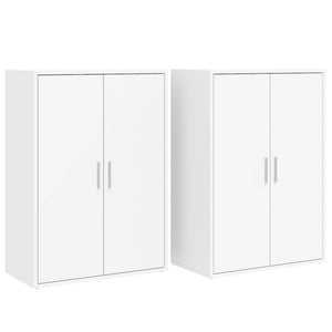 Weiße Sideboards 60x31x84cm, 2er-Set