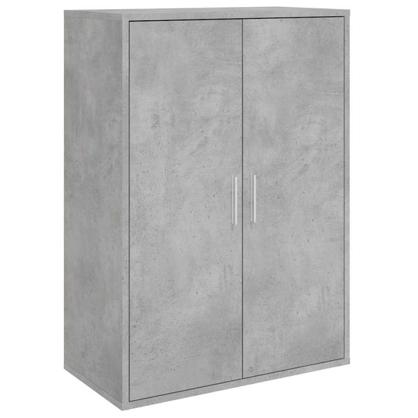 Betongraue Sideboards, 2er-Set, 60 cm