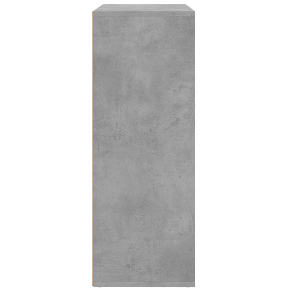 Betongraue Sideboards, 2er-Set, 60 cm