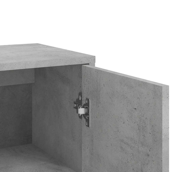 Betongraue Sideboards, 2er-Set, 60 cm