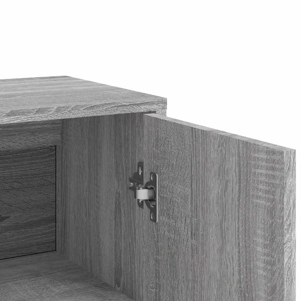 Graue Sideboards Sonoma 60x31x84cm, 2er-Set