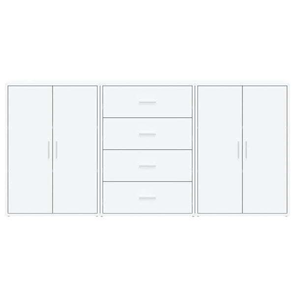 Weiße Sideboards 3er Set 60x31x84cm