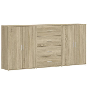 Sonoma Eiche Sideboards, 3er Set