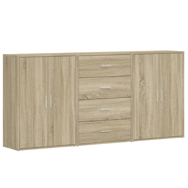 Sonoma Eiche Sideboards, 3er Set