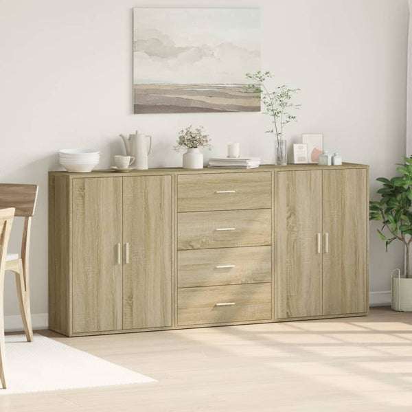 Sonoma Eiche Sideboards, 3er Set