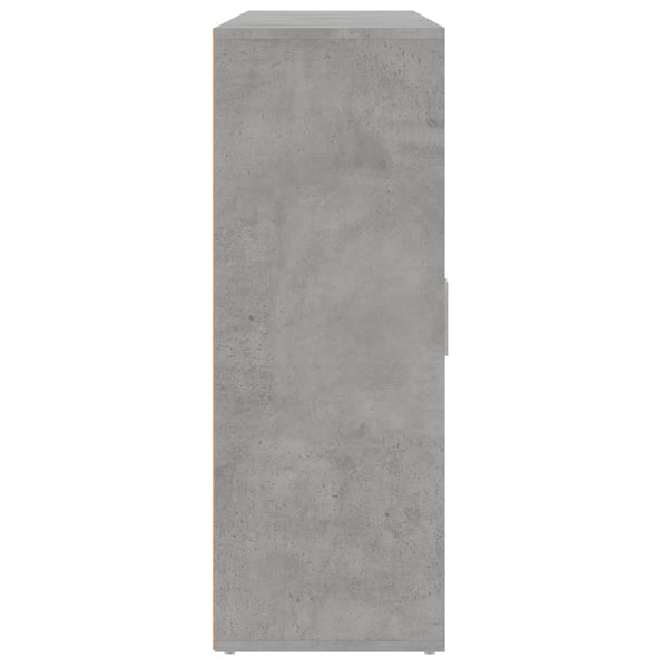 Betongraue Sideboards, 3er-Set, 60 cm