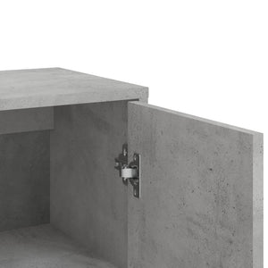 Betongraue Sideboards, 3er-Set, 60 cm