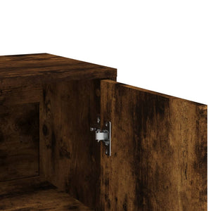 Sideboards 3er Set, Räuchereiche, 60x31x84 cm