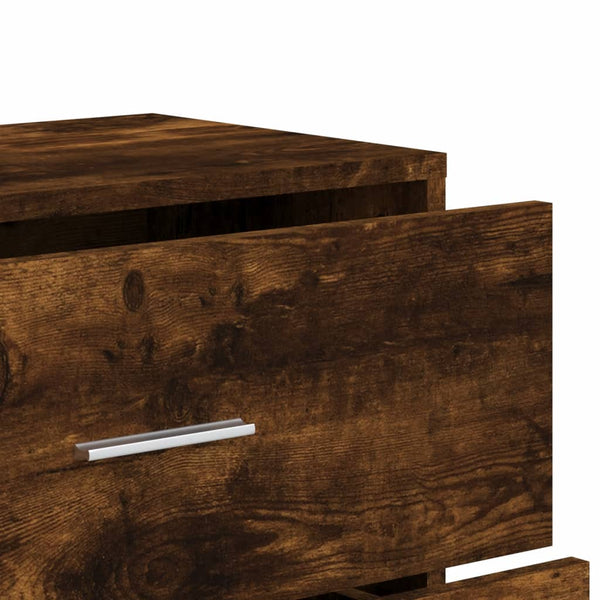Sideboards 3er Set, Räuchereiche, 60x31x84 cm